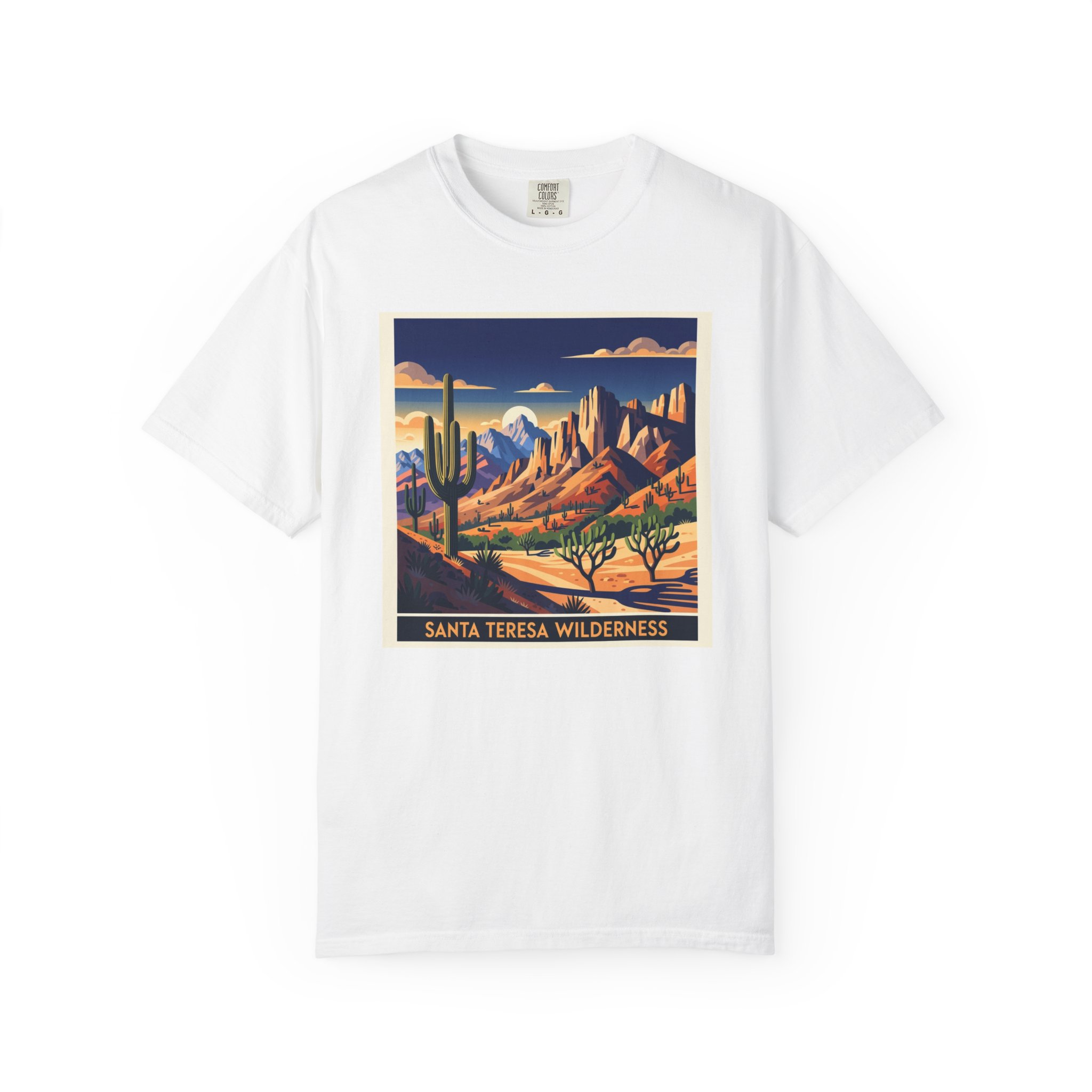 Santa Teresa Wilderness WPA Style Unisex T-shirt