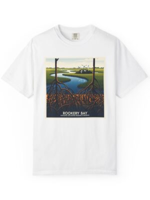 Rookery Bay National Estuarine Research Reserve WPA Style Unisex T-shirt