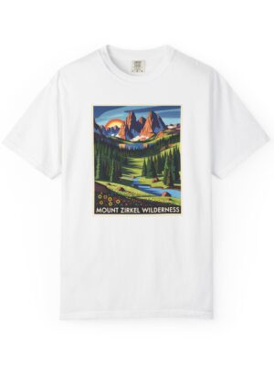 Mount Zirkel Wilderness WPA Style Unisex T-shirt