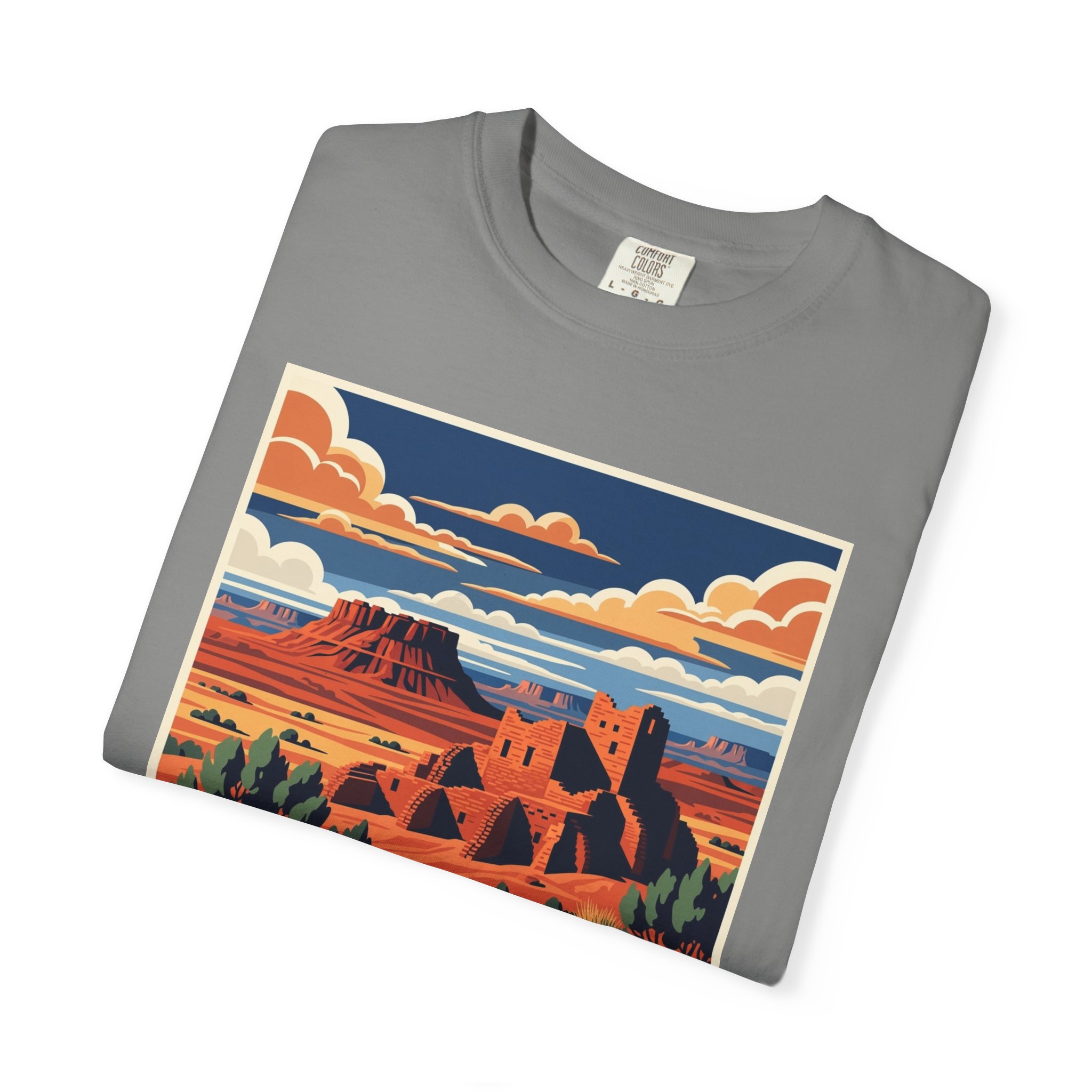 Wupatki National Monument WPA Style Unisex T-shirt - Image 9
