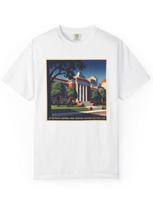 Little Rock Central High School National Historic Site WPA Style Unisex T-shirt