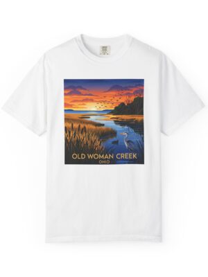 Old Woman Creek National Estuarine Research Reserve WPA Style Unisex T-shirt