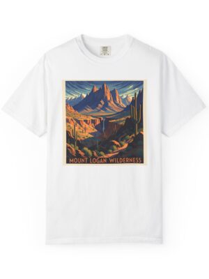 Mount Logan Wilderness WPA Style Unisex T-shirt
