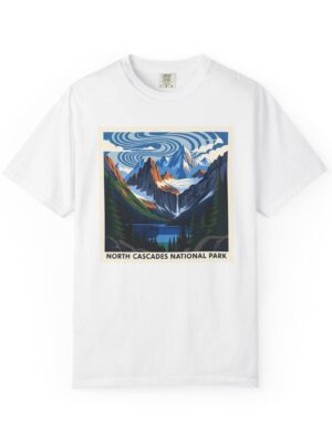 North Cascades National Park WPA Style Unisex T-shirt