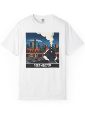 Steamtown National Historic Site WPA Style Unisex T-shirt