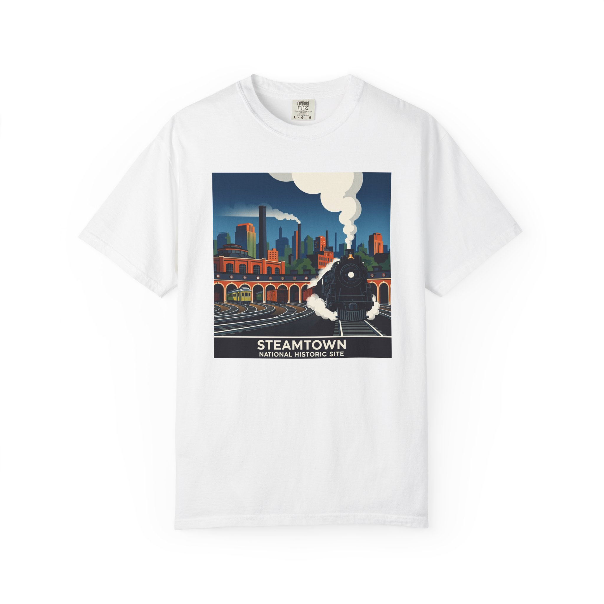 Steamtown National Historic Site WPA Style Unisex T-shirt