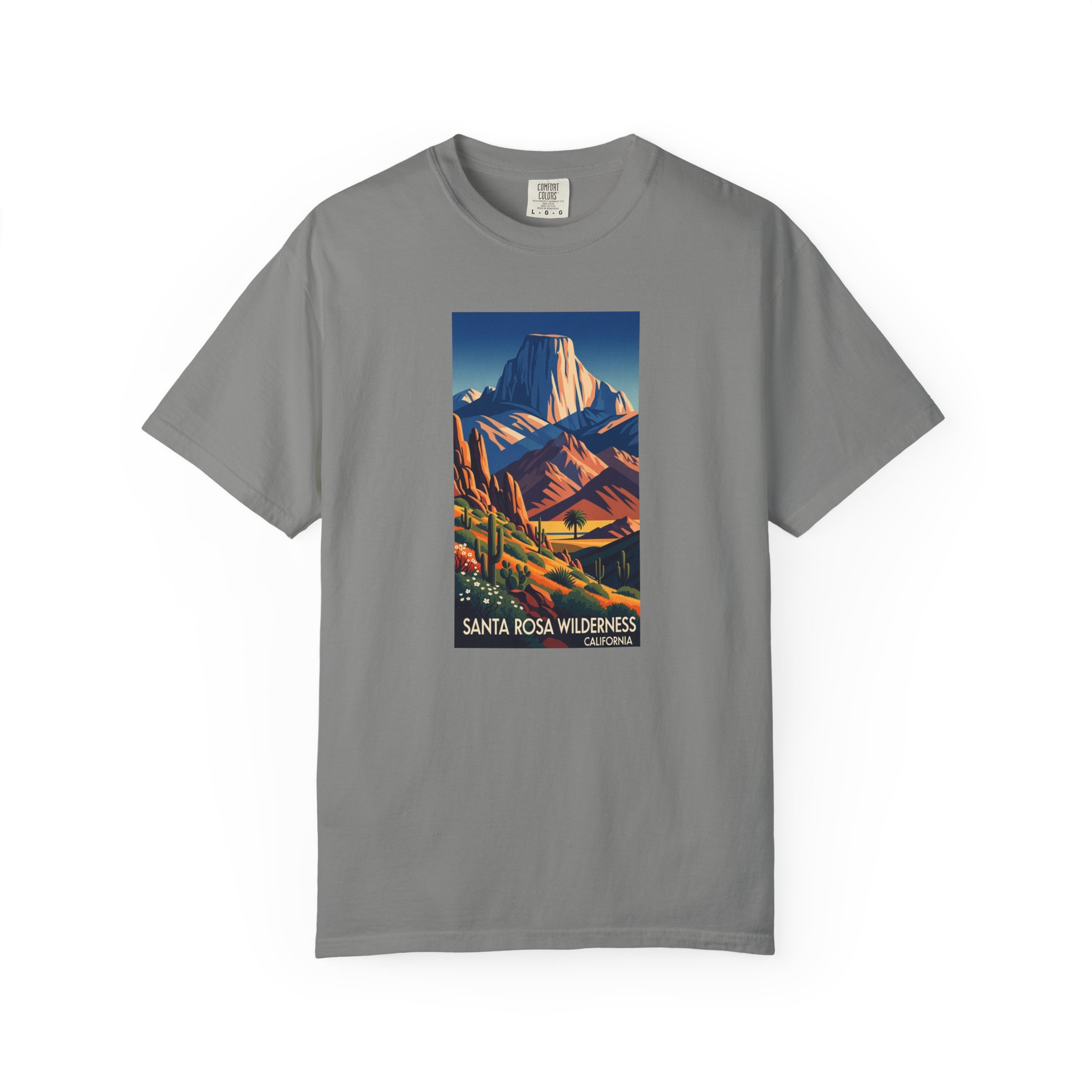 Santa Rosa Wilderness WPA Style Unisex T-shirt - Image 7