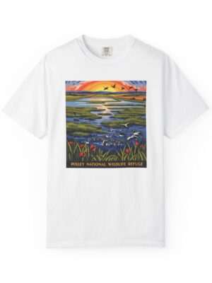 Pixley National Wildlife Refuge WPA Style Unisex T-shirt