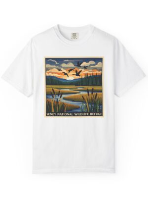 Seney National Wildlife Refuge WPA Style Unisex T-shirt