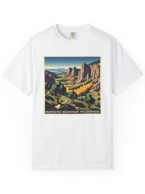 Manzano Mountain Wilderness WPA Style Unisex T-shirt