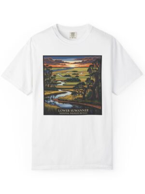 Lower Suwannee National Wildlife Refuge WPA Style Unisex T-shirt