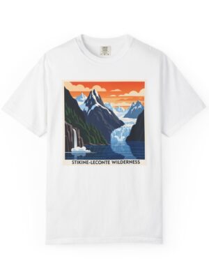 Stikine–LeConte Wilderness WPA Style Unisex T-shirt