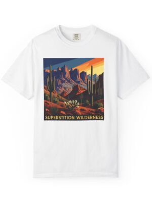 Superstition Wilderness WPA Style Unisex T-shirt