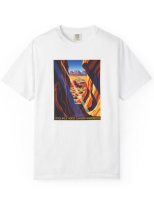 Little Wild Horse Canyon Wilderness WPA Style Unisex T-shirt