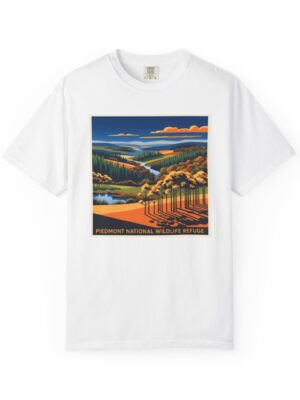 Piedmont National Wildlife Refuge WPA Style Unisex T-shirt