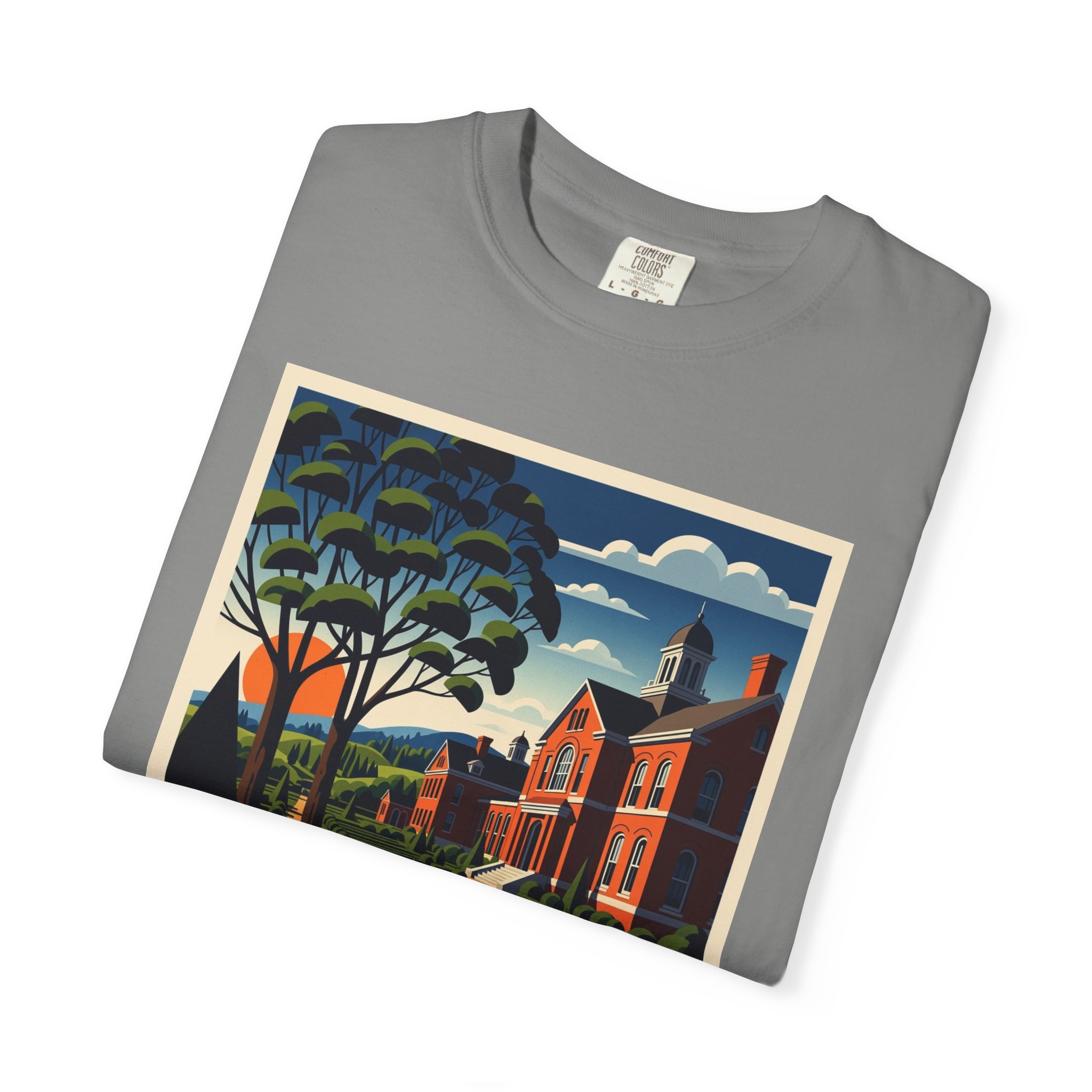 Thomas Edison National Historical Park WPA Style Unisex T-shirt - Image 9