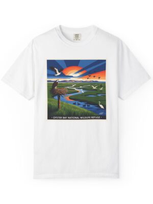 Oyster Bay National Wildlife Refuge WPA Style Unisex T-shirt