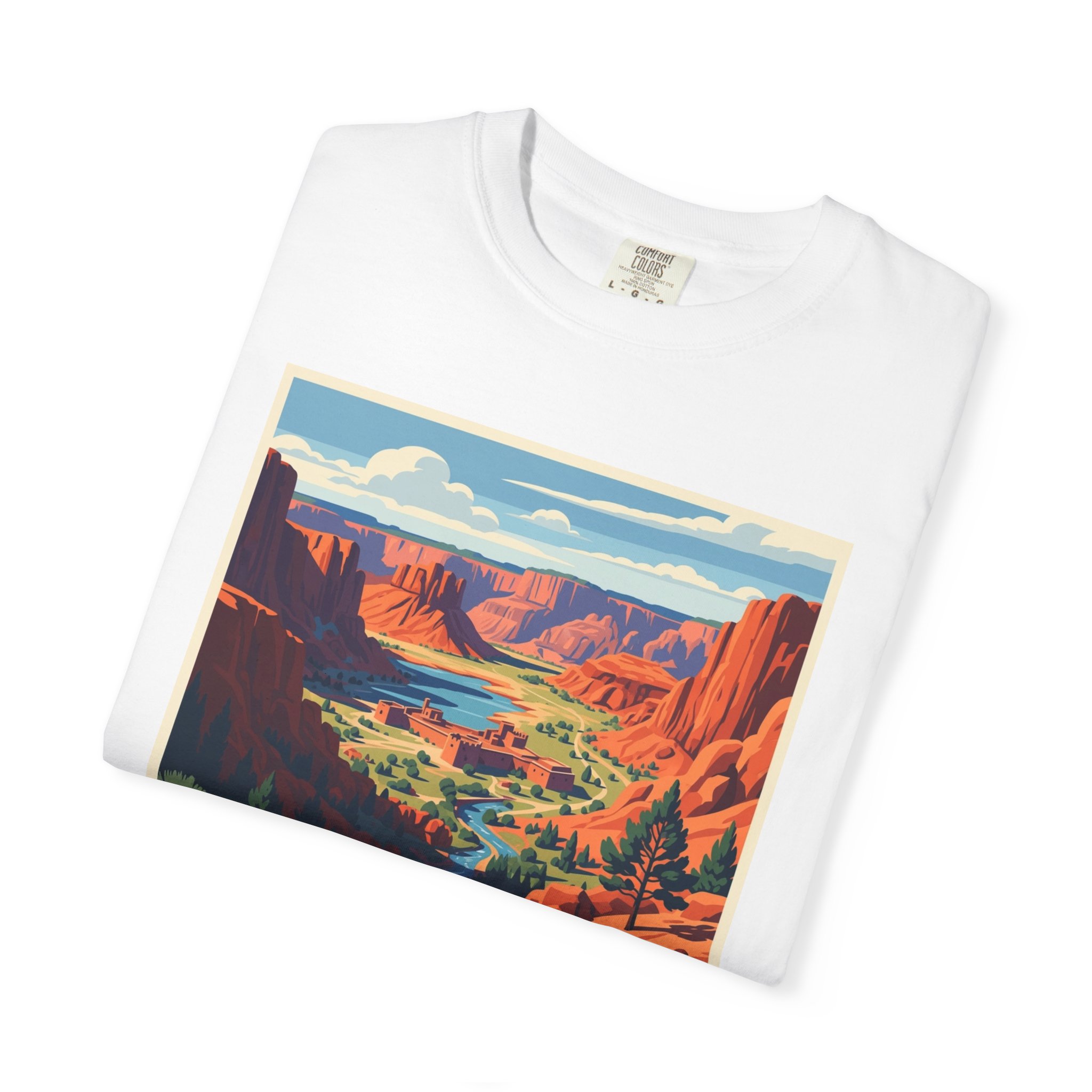 Pipe Spring National Monument WPA Style Unisex T-shirt - Image 3