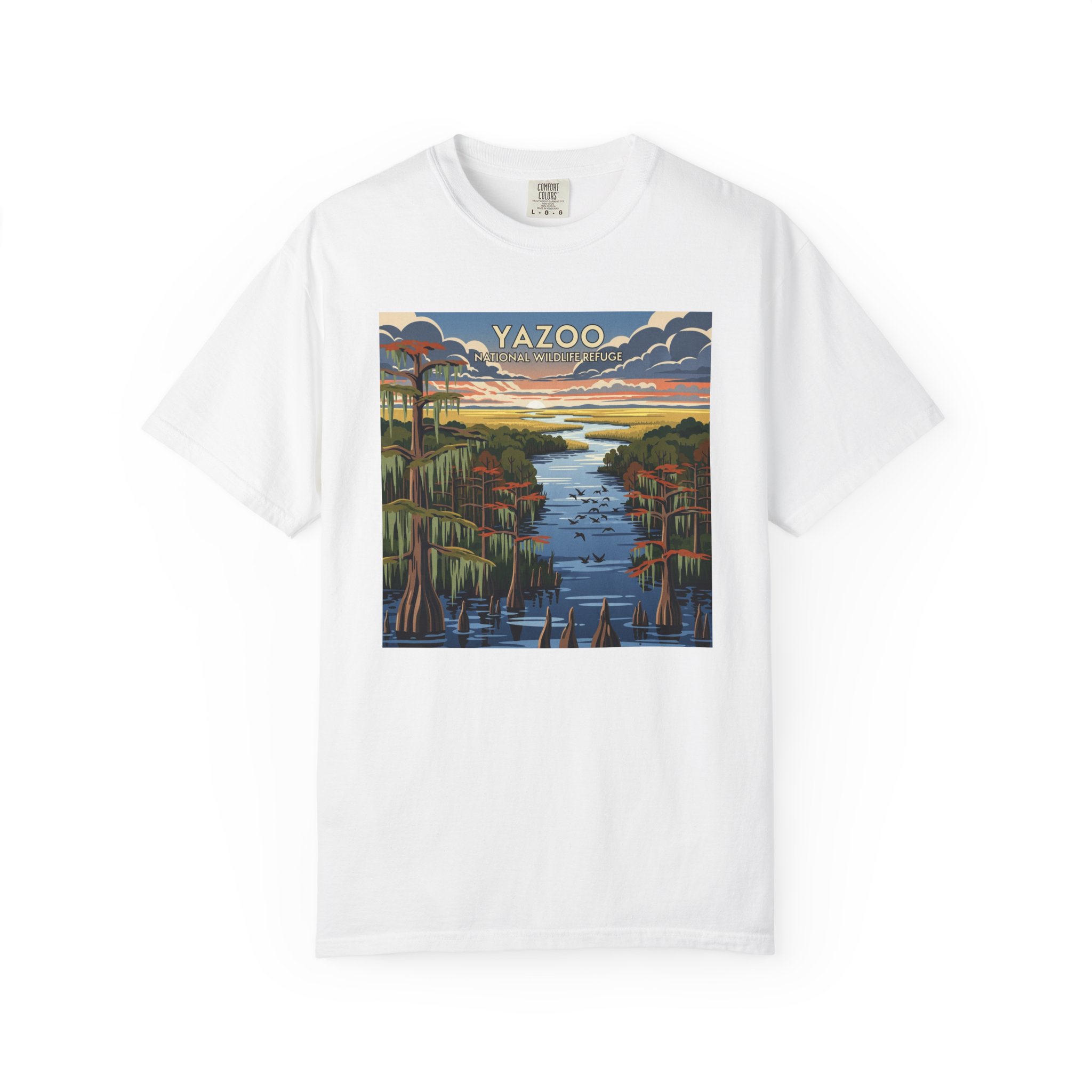 Yazoo National Wildlife Refuge WPA Style Unisex T-shirt