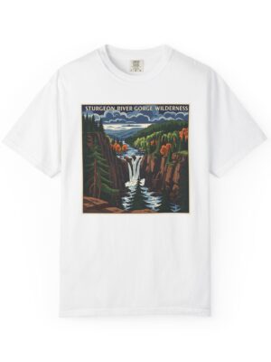 Sturgeon River Gorge Wilderness WPA Style Unisex T-shirt