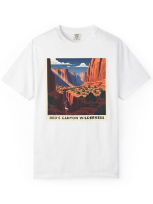 Red's Canyon Wilderness WPA Style Unisex T-shirt