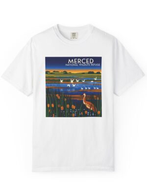 Merced National Wildlife Refuge WPA Style Unisex T-shirt
