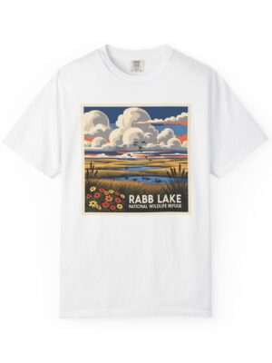 Rabb Lake National Wildlife Refuge WPA Style Unisex T-shirt