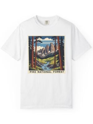 Pike National Forest WPA Style Unisex T-shirt