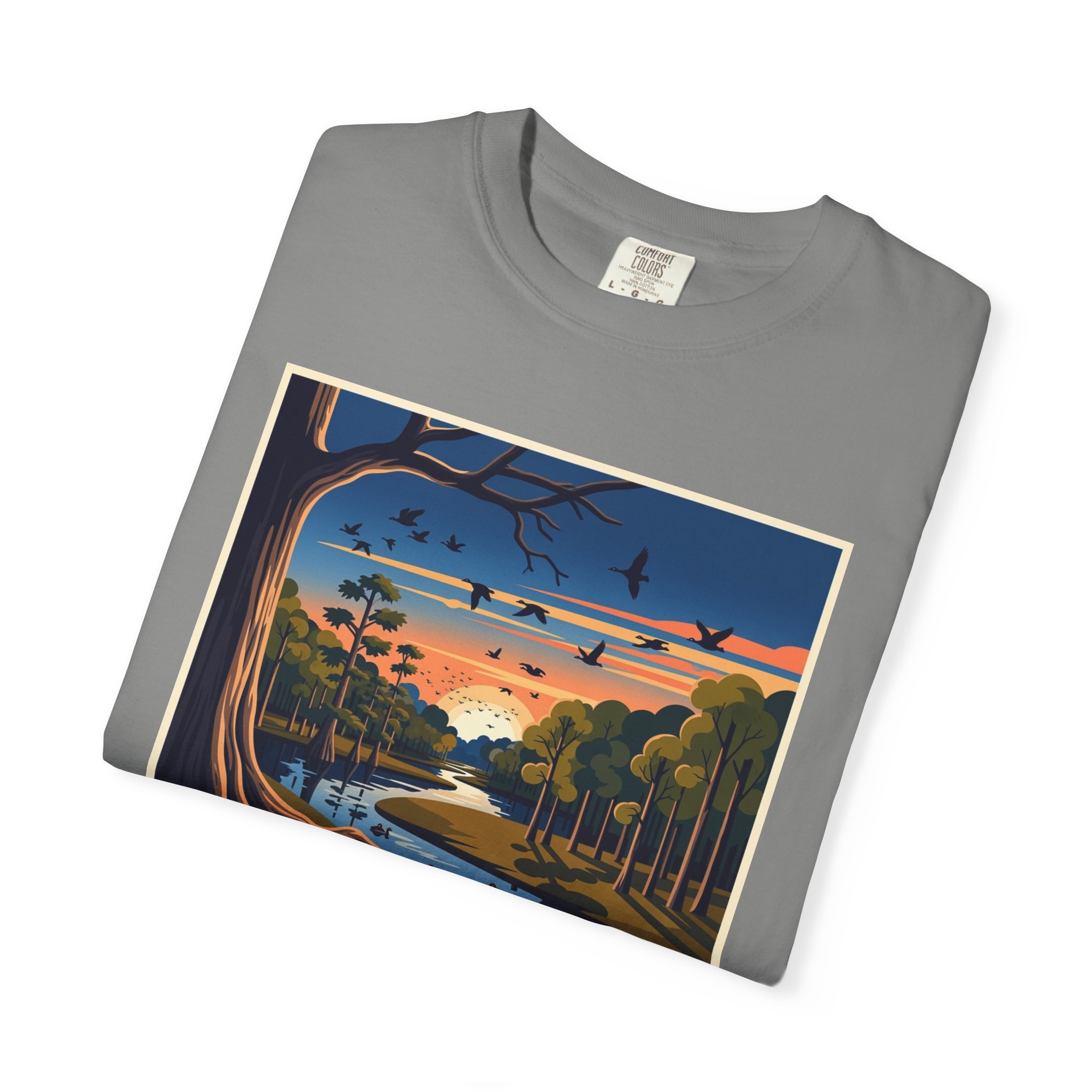 St. Catherine Creek National Wildlife Refuge WPA Style Unisex T-shirt - Image 9