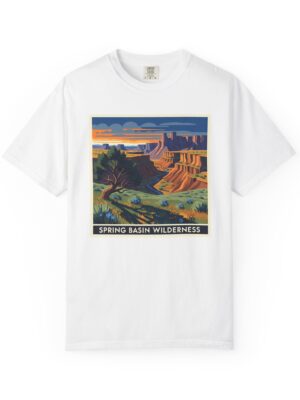 Spring Basin Wilderness WPA Style Unisex T-shirt