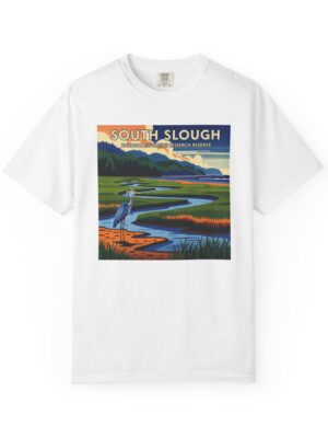 South Slough National Estuarine Research Reserve WPA Style Unisex T-shirt