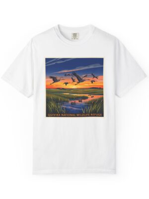 Quivira National Wildlife Refuge WPA Style Unisex T-shirt