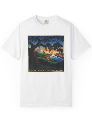 Natchez National Historical Park WPA Style Unisex T-shirt