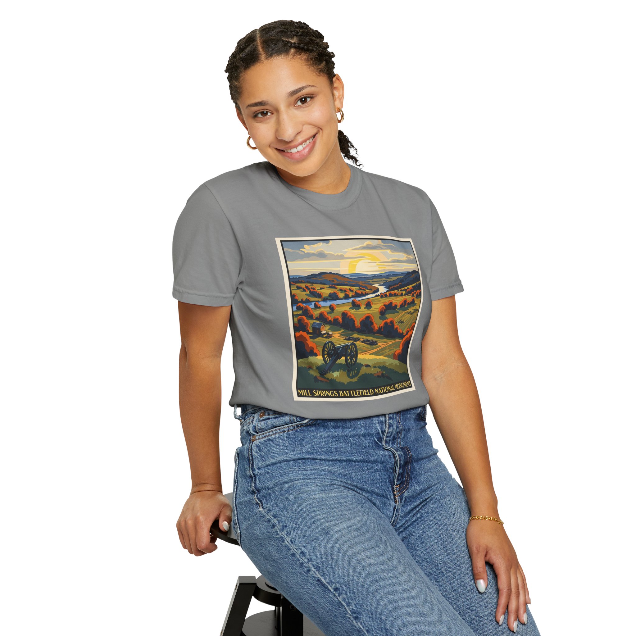 Miller Peak Wilderness WPA Style Unisex T-shirt - Image 11