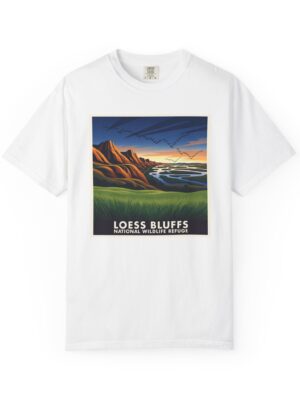 Loess Bluffs National Wildlife Refuge WPA Style Unisex T-shirt