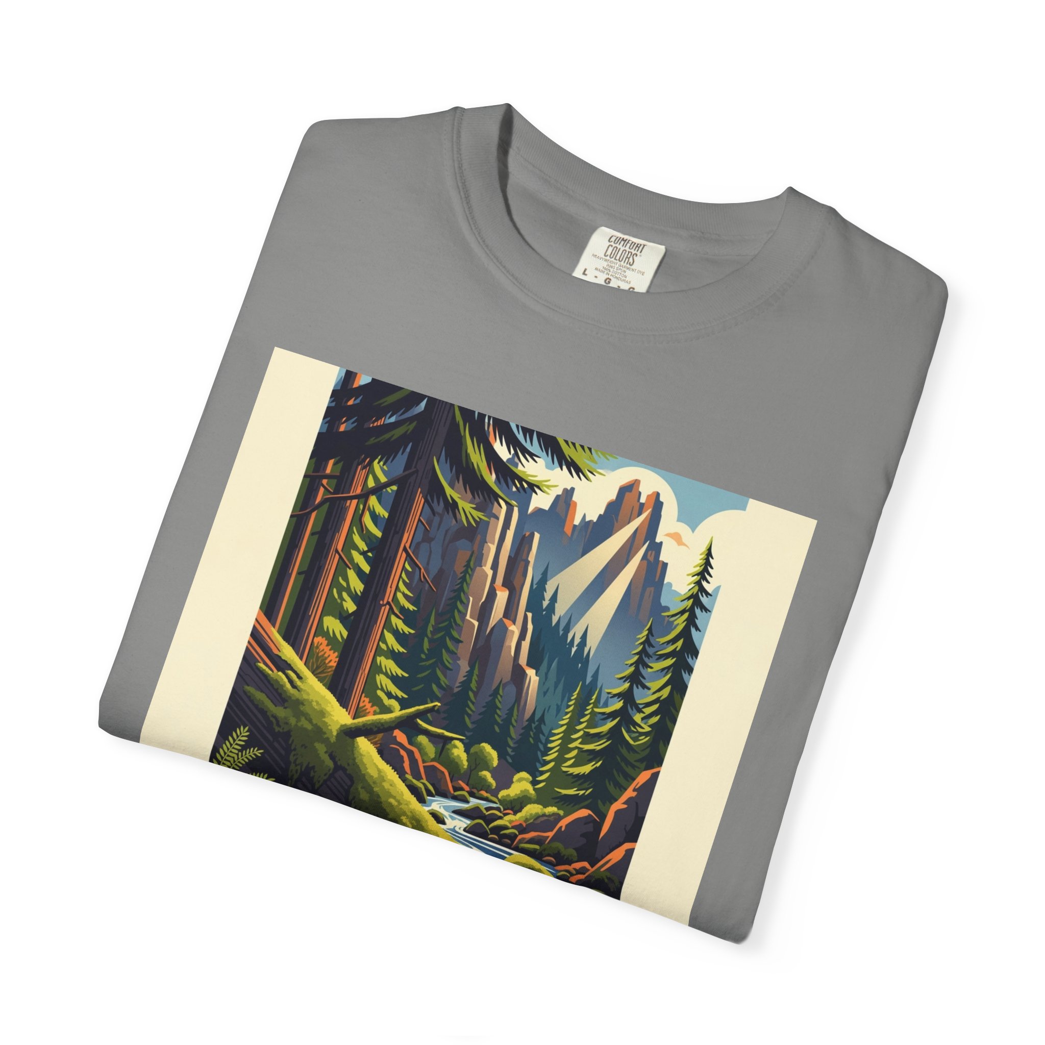 Menagerie Wilderness WPA Style Unisex T-shirt - Image 9