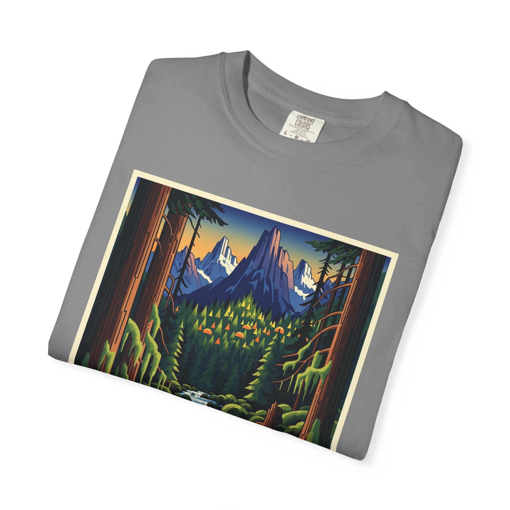 Middle Santiam Wilderness WPA Style Unisex T-shirt - Image 9