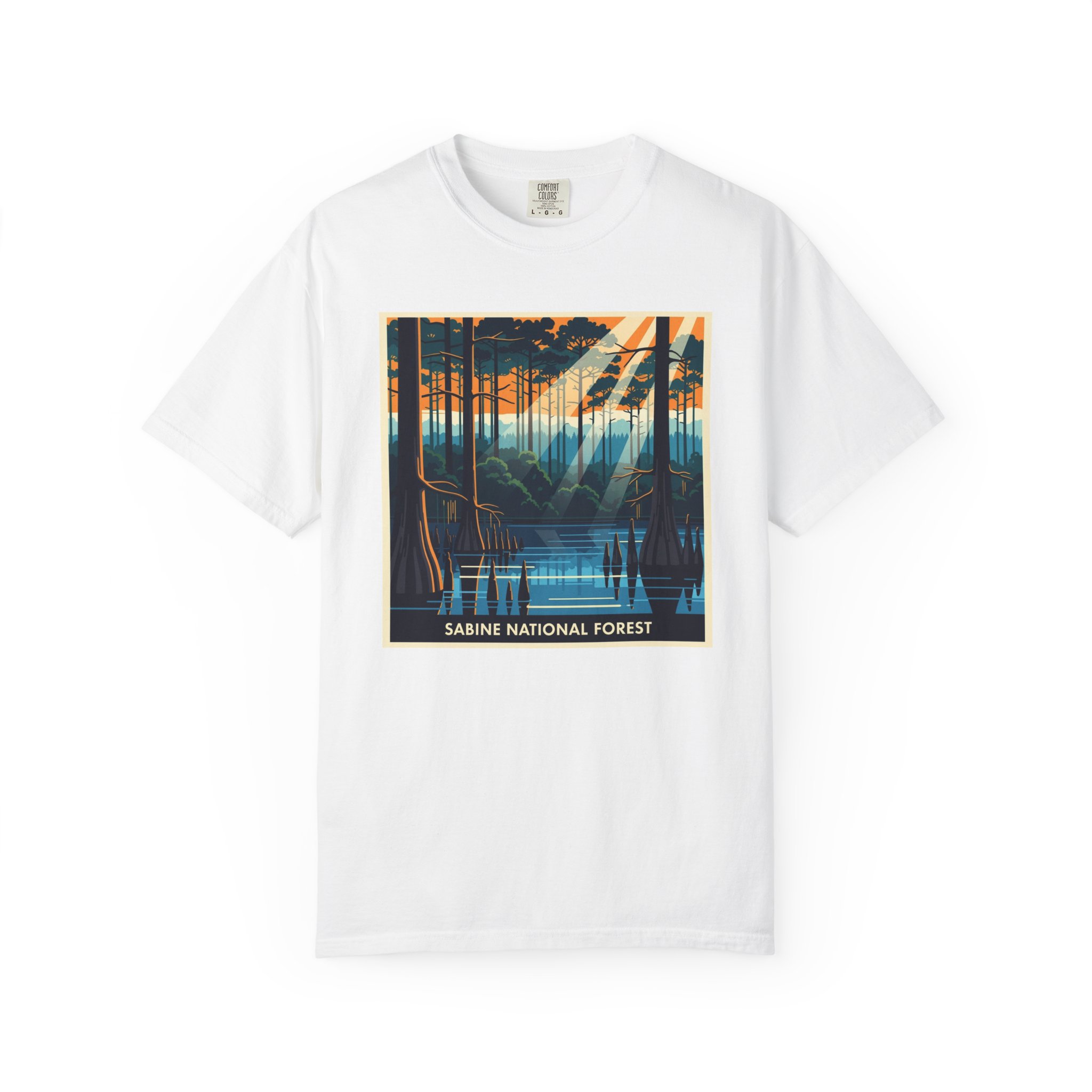 Sabine National Forest WPA Style Unisex T-shirt