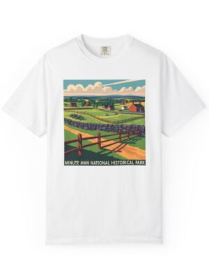 Minute Man National Historical Park WPA Style Unisex T-shirt