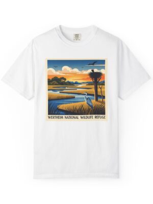 Wertheim National Wildlife Refuge WPA Style Unisex T-shirt