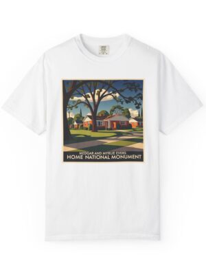 Medgar and Myrlie Evers Home National Monument WPA Style Unisex T-shirt