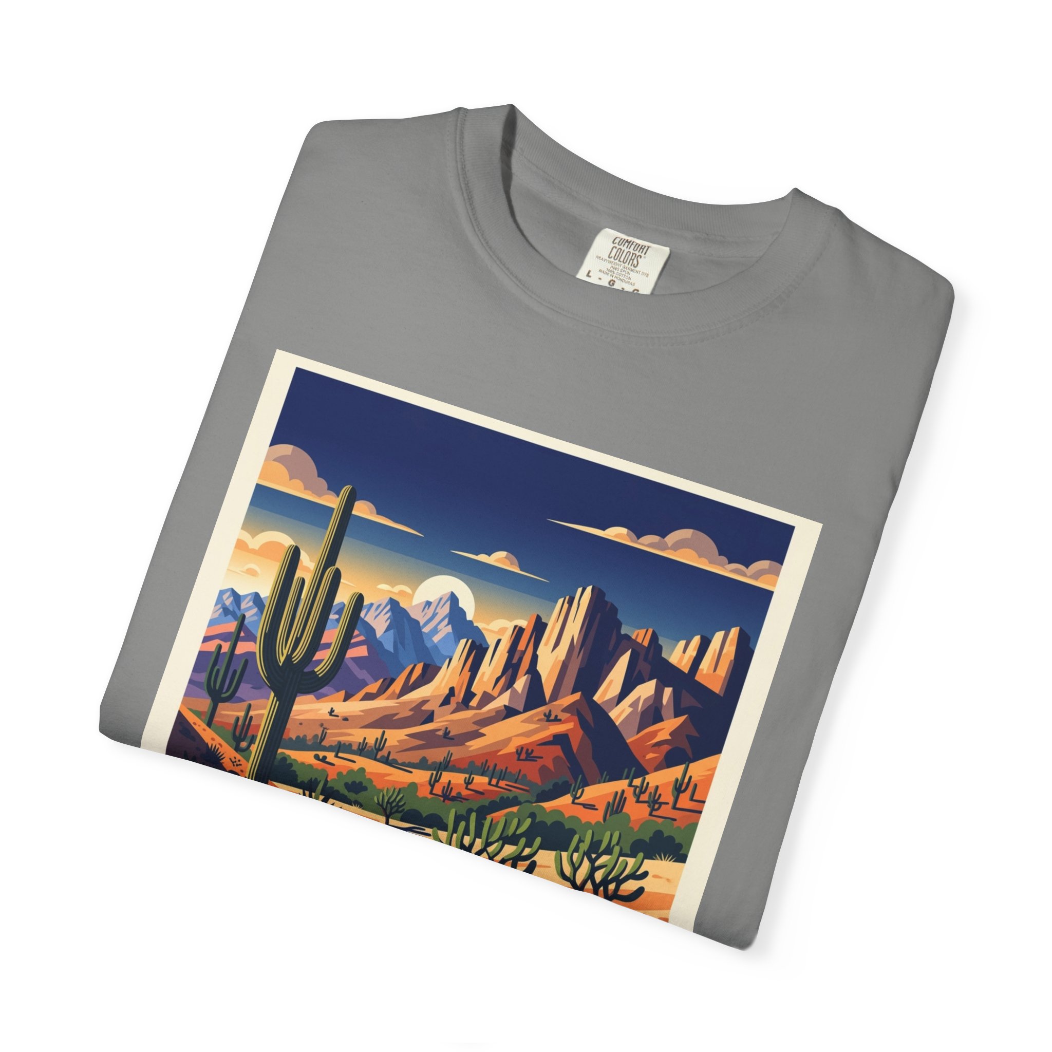 Santa Teresa Wilderness WPA Style Unisex T-shirt - Image 9