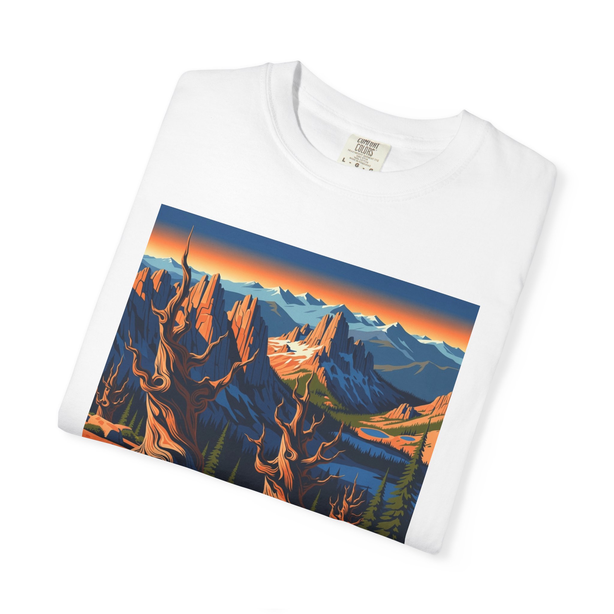 Silver Peak Wilderness WPA Style Unisex T-shirt - Image 3