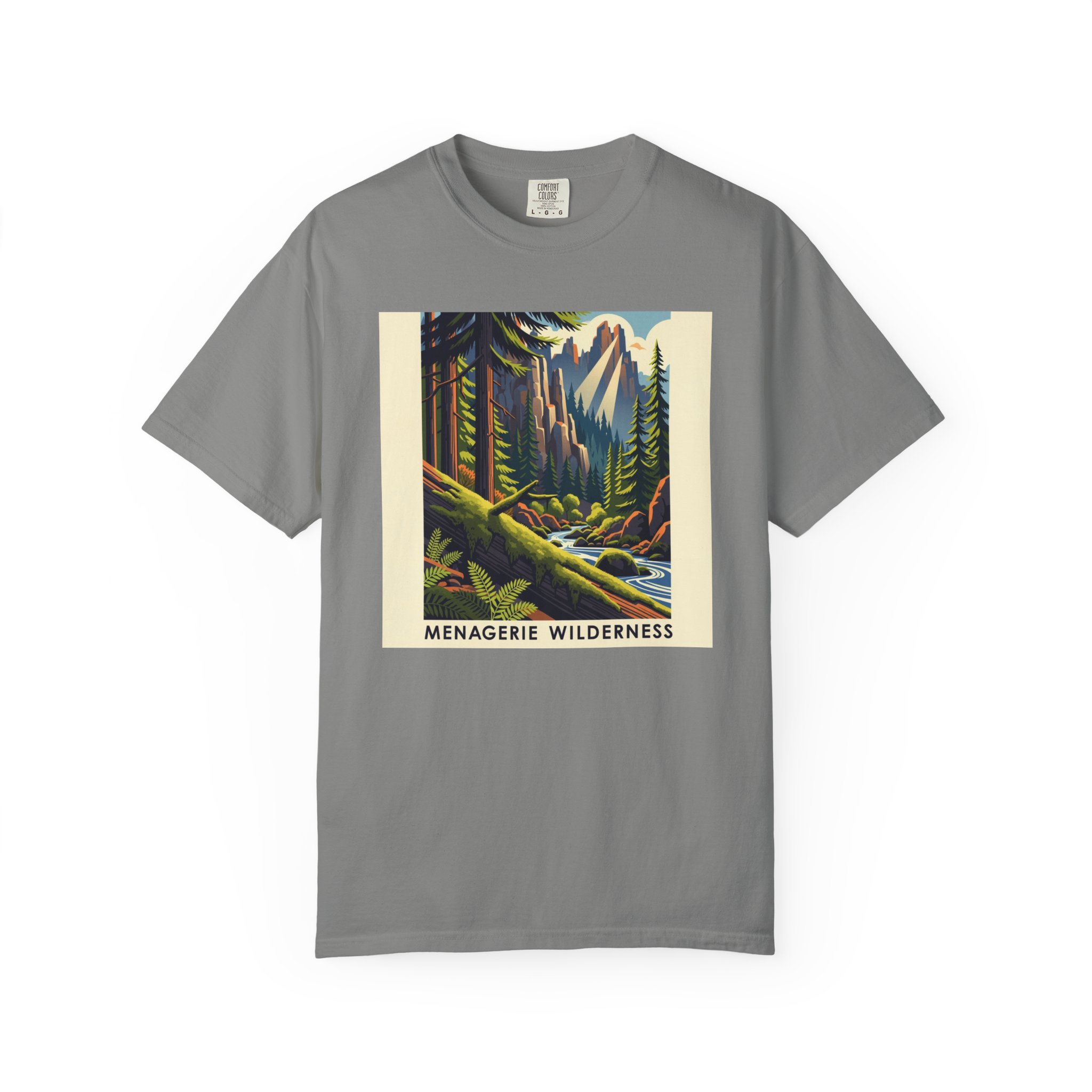 Menagerie Wilderness WPA Style Unisex T-shirt - Image 7