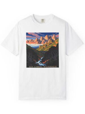San Gabriel Wilderness WPA Style Unisex T-shirt