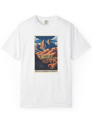 Orocopia Mountains Wilderness WPA Style Unisex T-shirt