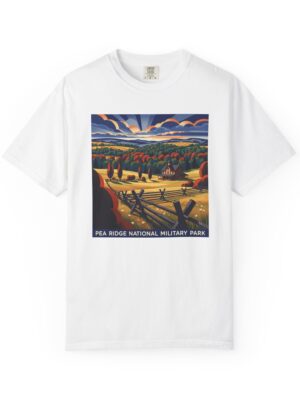 Pea Ridge National Military Park WPA Style Unisex T-shirt
