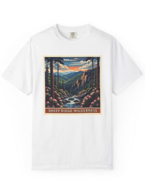 Sheep Ridge Wilderness WPA Style Unisex T-shirt
