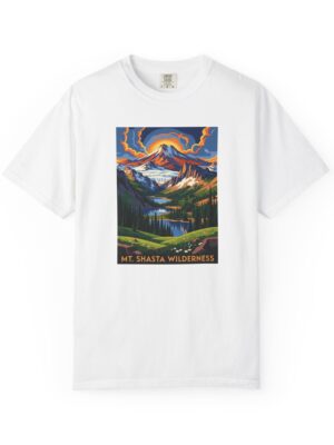 Mt. Shasta Wilderness WPA Style Unisex T-shirt
