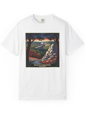 Rockpile Mountain Wilderness WPA Style Unisex T-shirt